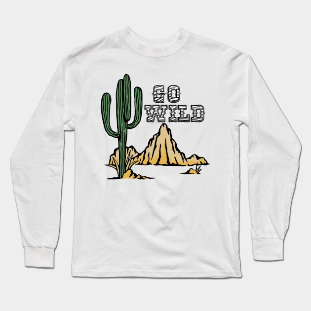 Go Wild Long Sleeve T-Shirt by Lil-Bit-Batty